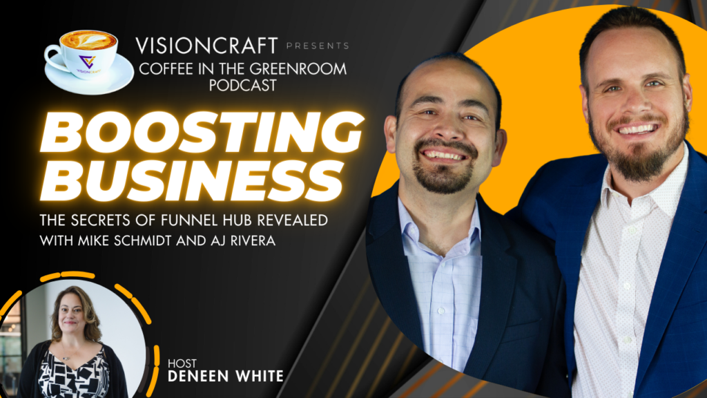 Boosting Business: The Secrets of Funnel Hub Revealed on The Coffee in the Greenroom Podcast
