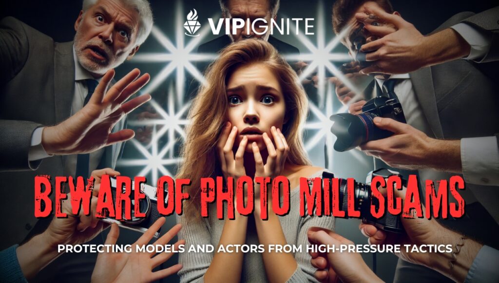 Beware of Photo Mill Scams: Protecting Models and Actors from High-Pressure Tactics