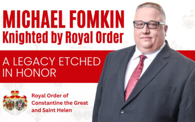 Michael Fomkin Knighted by Royal Order: A Legacy Etched in Honor
