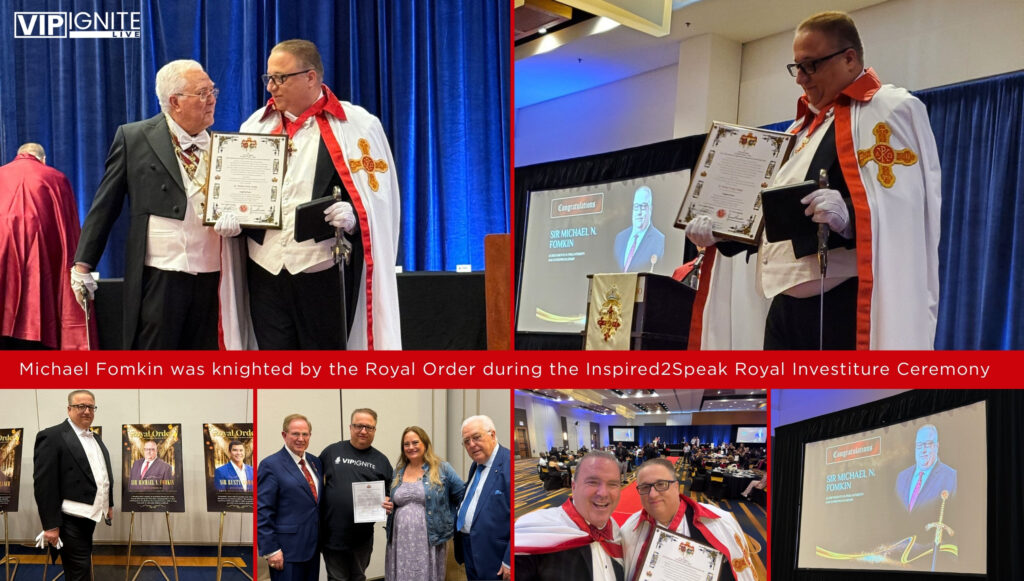 Michael Fomkin Knighted by Royal Order Michael Fomkin Knighted by Royal Order