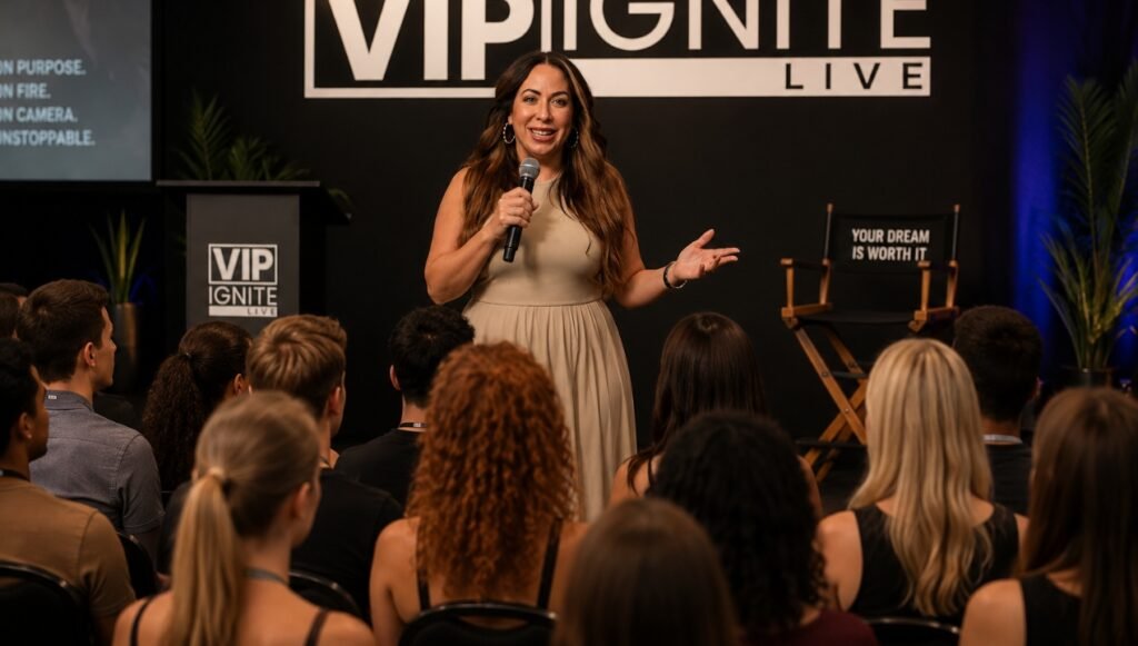Alycia Kaback Wedding VIP Ignite co-founder Alycia Kaback celebrating 20 years of helping actors and models build entertainment careers.